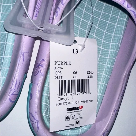 NWT Ground Up Disney Stitch Purple Slides (13) - Picture 4 of 5